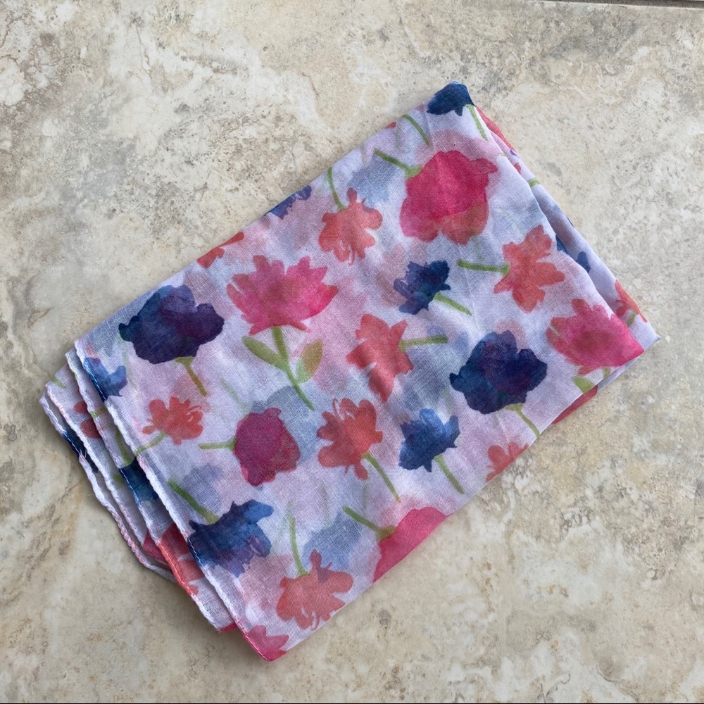 *BOGO 1/2* Lightweight Floral Scarf/Tie/Fabric